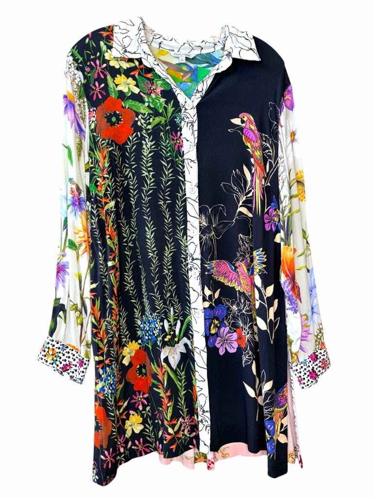 JOHN MARK Size large BLOUSE W