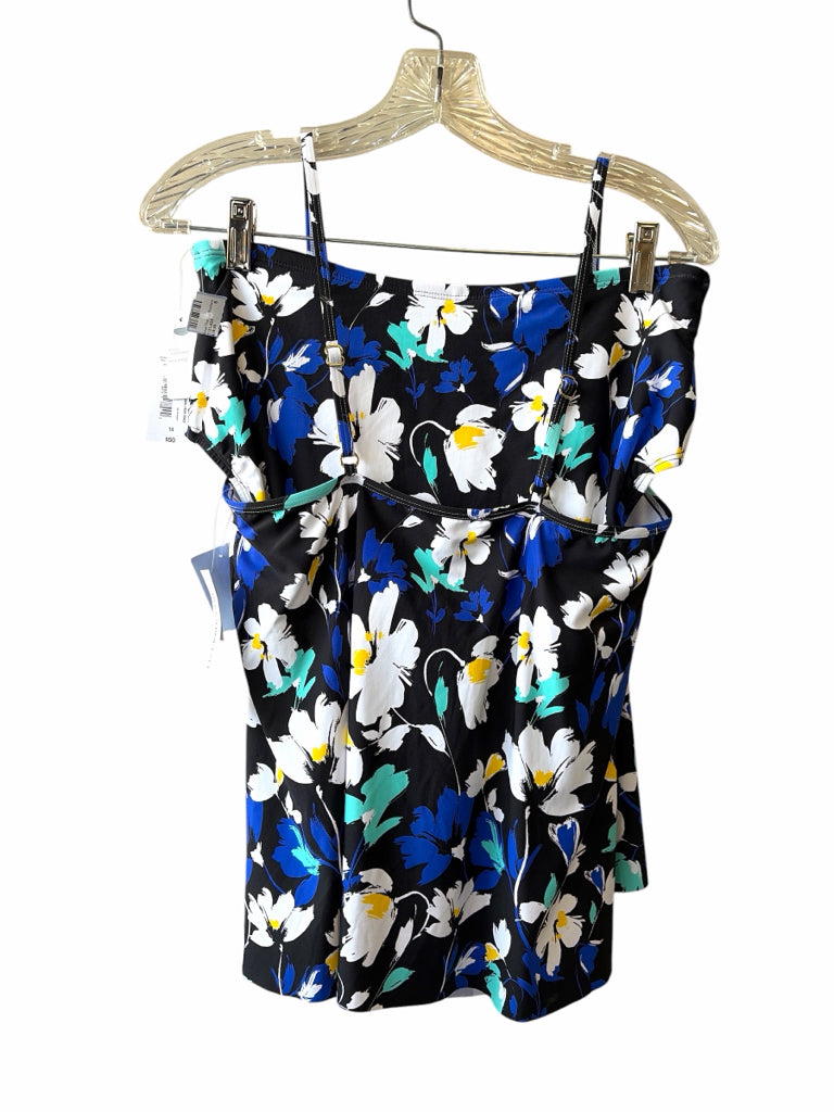 LIZ CLAIBORNE Size 12/14 TANKINI W