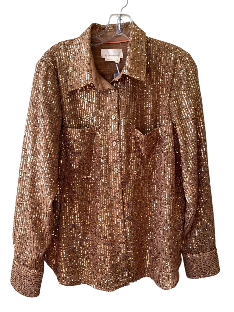 ANTHROPOLOGIE  large BLOUSE W