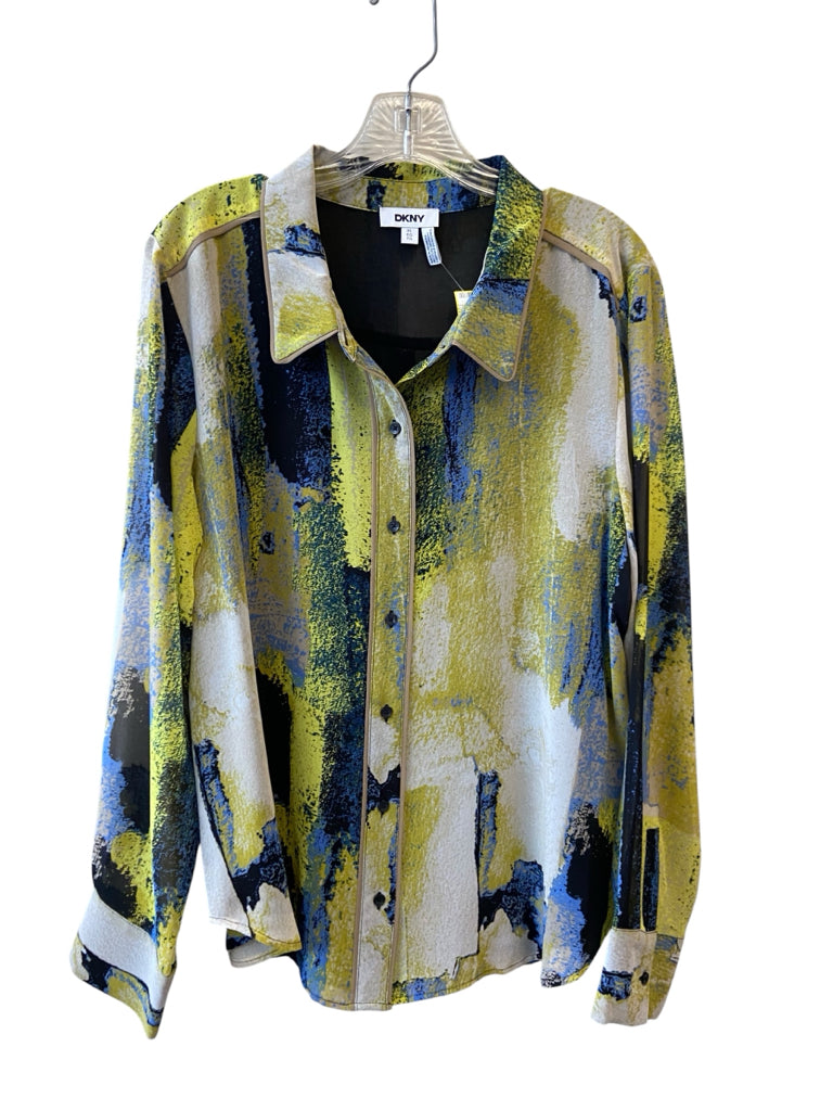 DKNY Size xL BLOUSE W