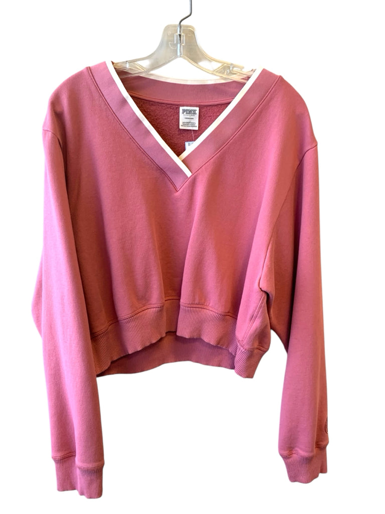 PINK-VICTORIA SECRET  large SWT SHRT W