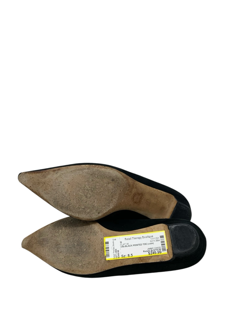 JIMMY CHOO  8.5 FLAT W