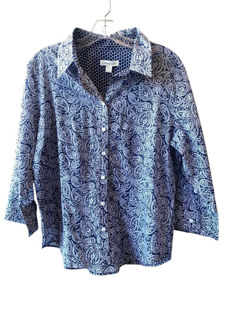 COLDWATER CREEK  large BLOUSE W