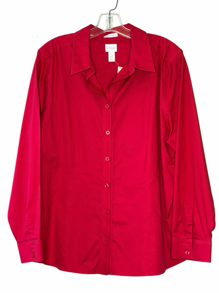 CHICO'S Size xL BLOUSE W