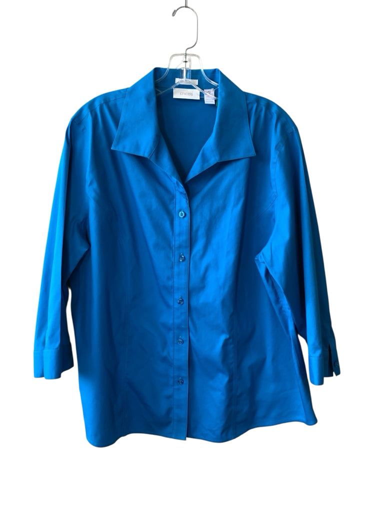 CHICO'S  xL BLOUSE W