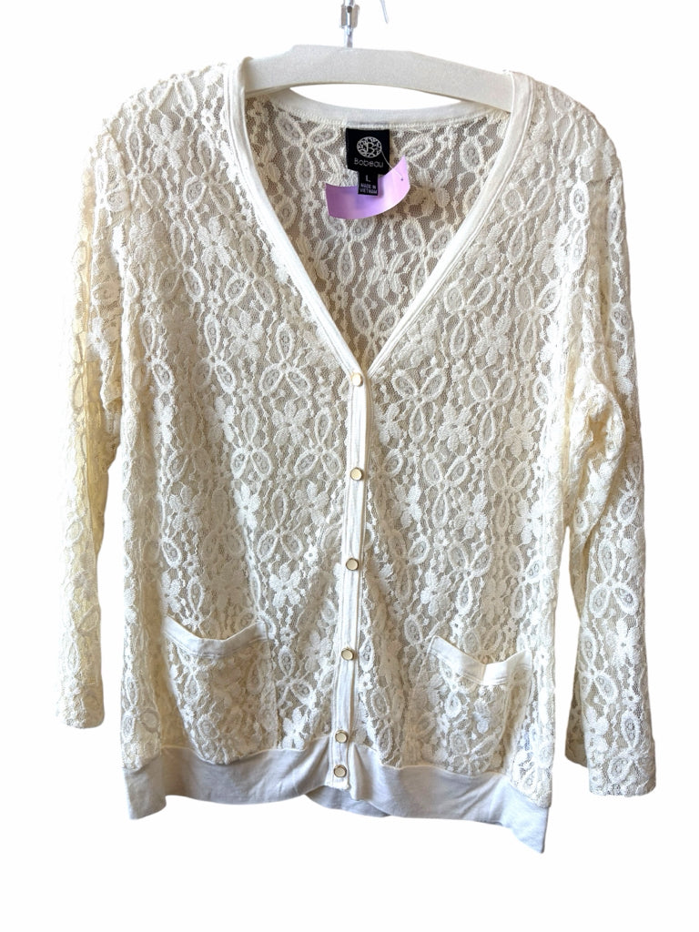 BOBEAU Size large CARDIGAN W