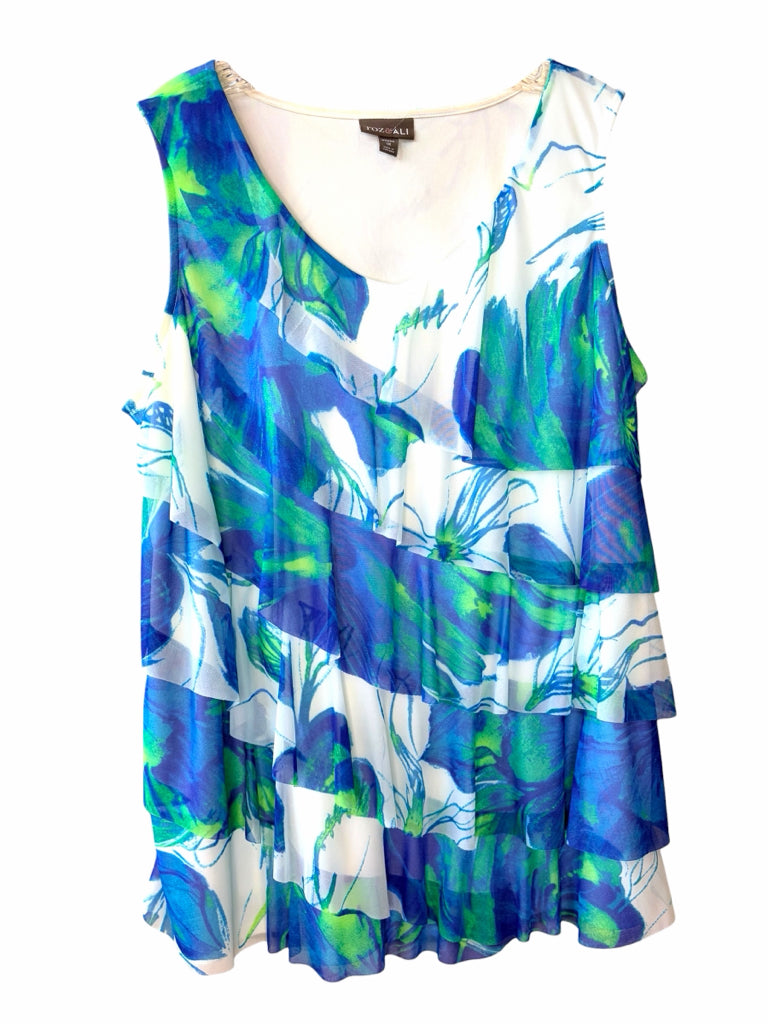 ROZ & ALI Size 1X TOP  W