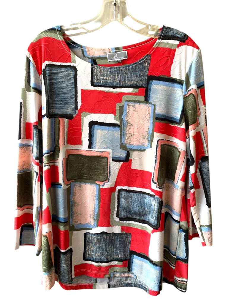 JM COLLECTION  large TOP  W