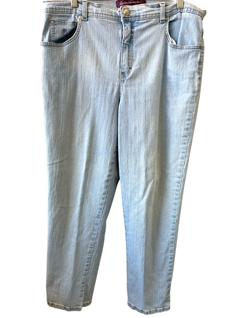 GLORIA VANDERBILT  14 JEANS W