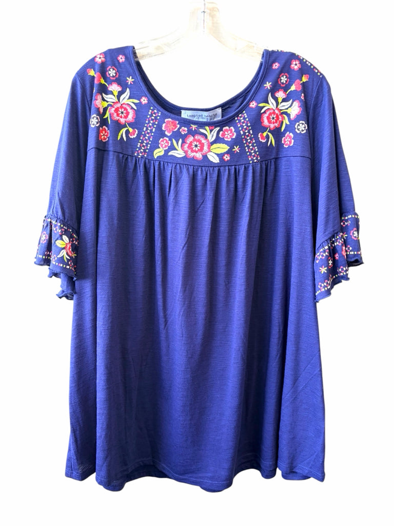 TEMPTED HEARTS Size 3X TOP W