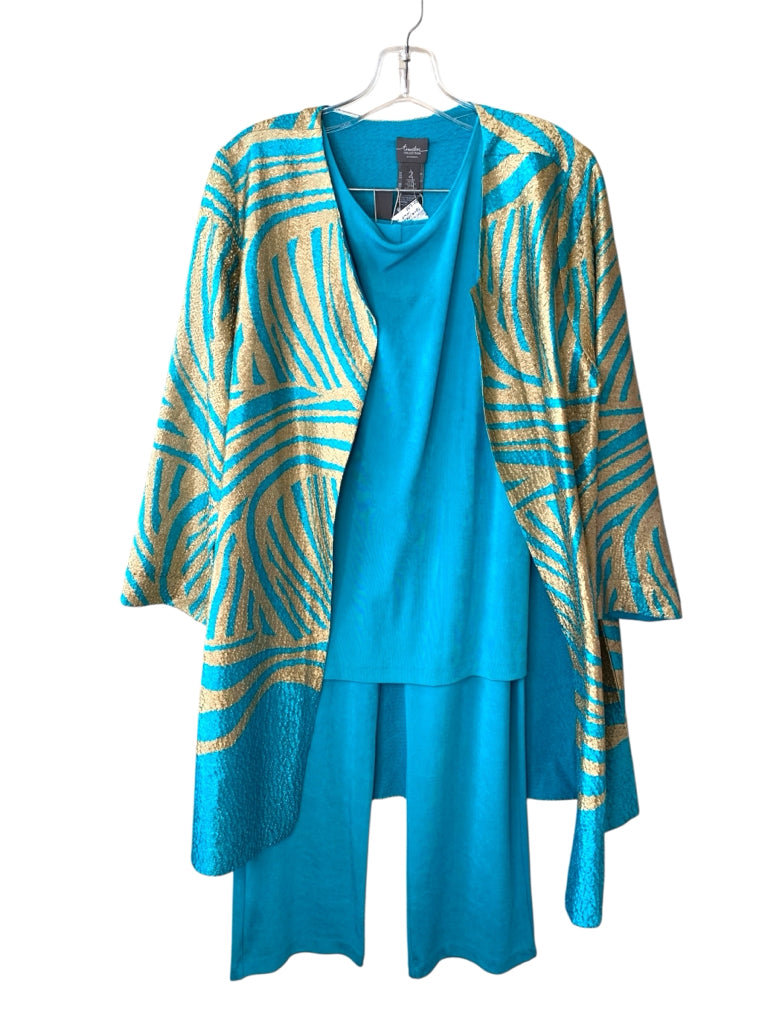 CHICO'S  L/M PANT SET W