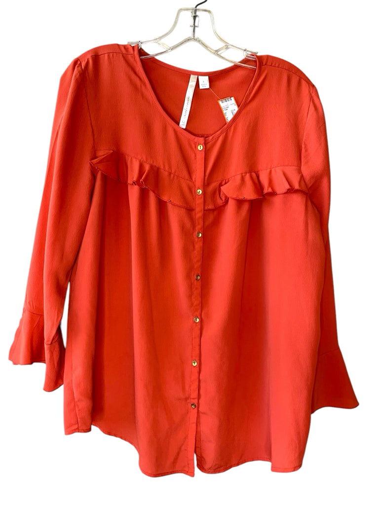 LAUREN CONRAD  large BLOUSE W