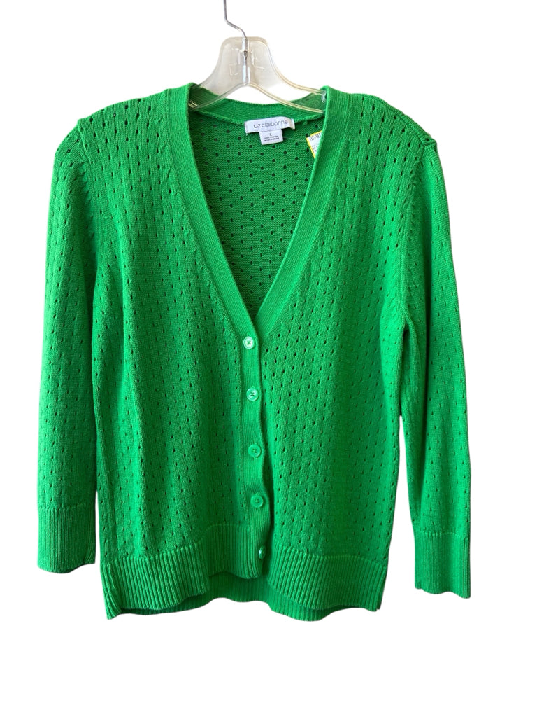 LIZ CLAIBORNE Size large CARDIGAN W