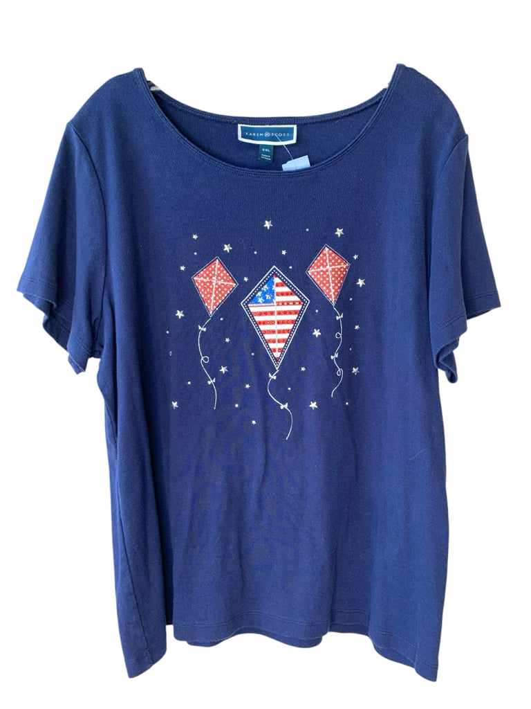 KAREN SCOTT  xXL TOP  W