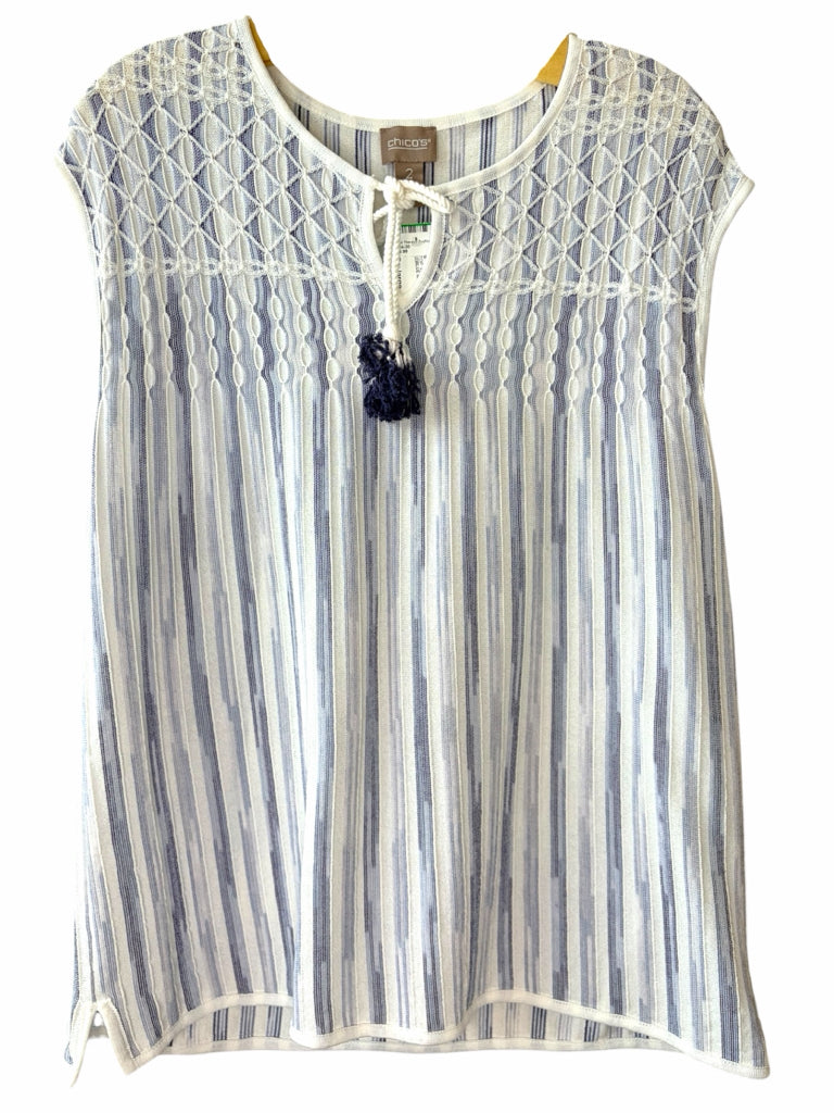 CHICO'S Size large TOP  W