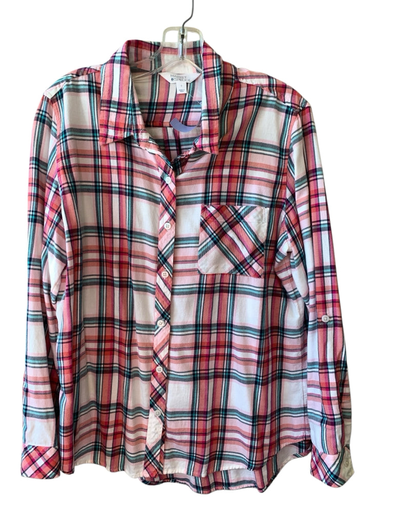 MARKET & SPRUCE  large BLOUSE W