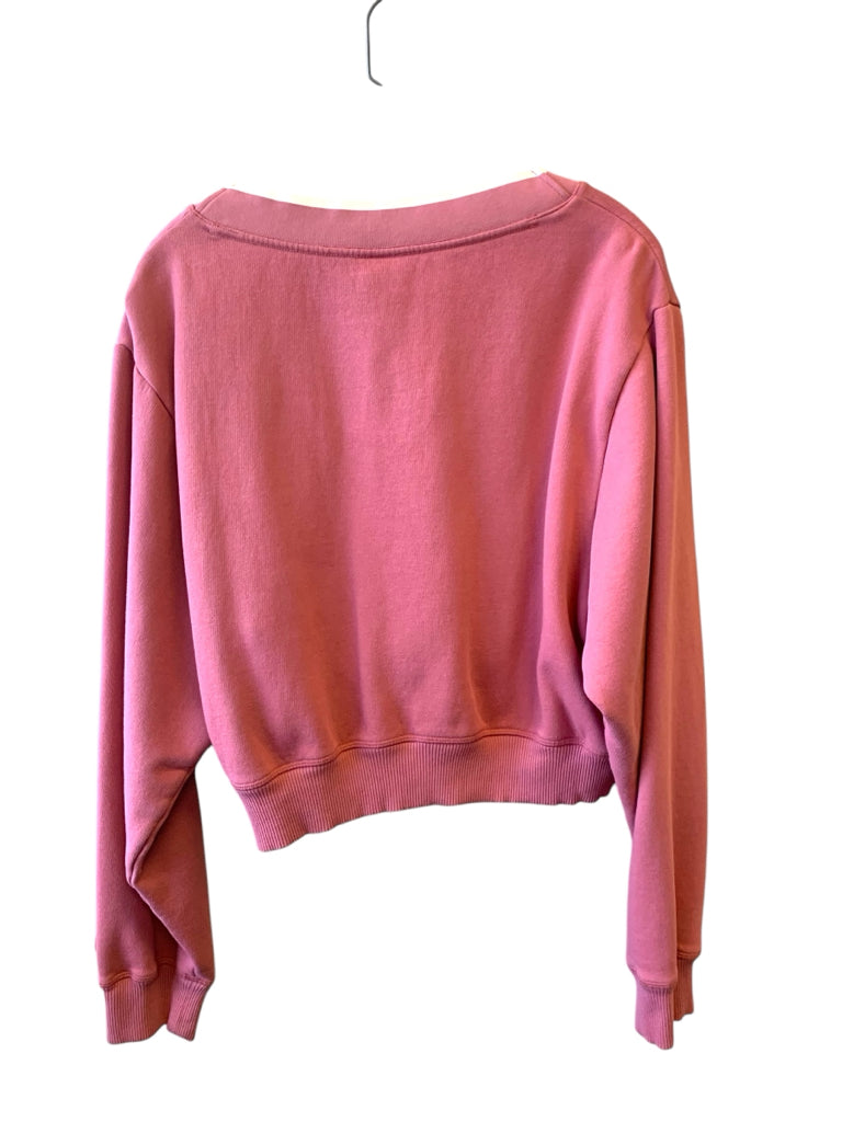 PINK-VICTORIA SECRET  large SWT SHRT W