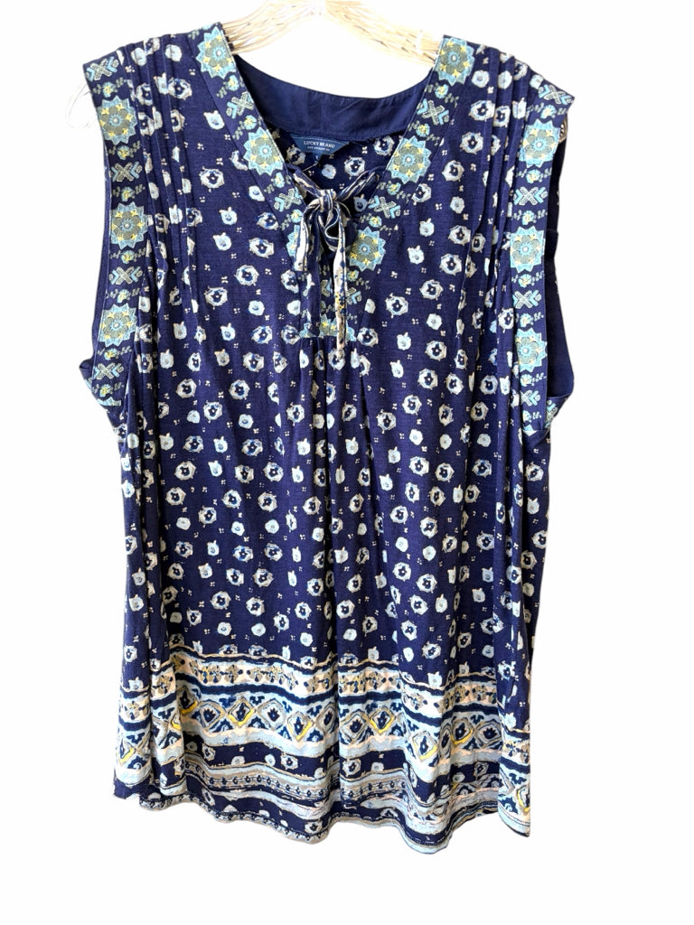 LUCKY BRAND Size 1X TOP  W