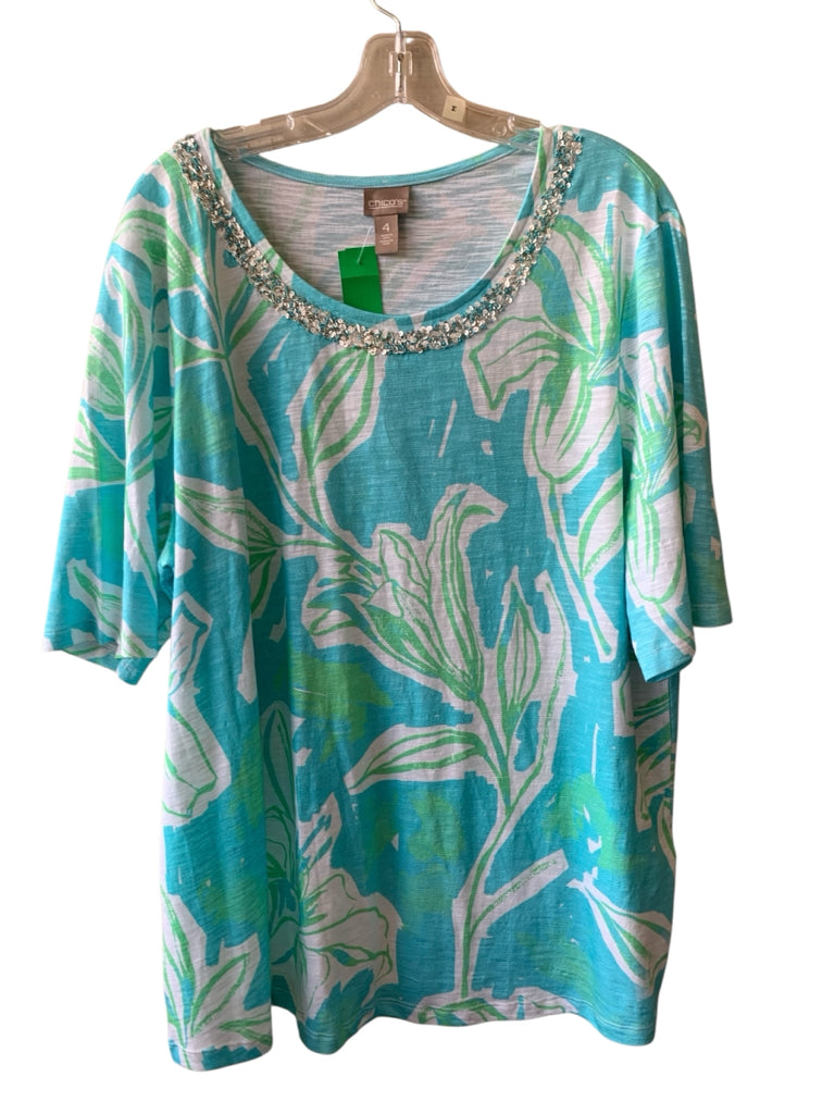 CHICO'S Size 2X TOP  W