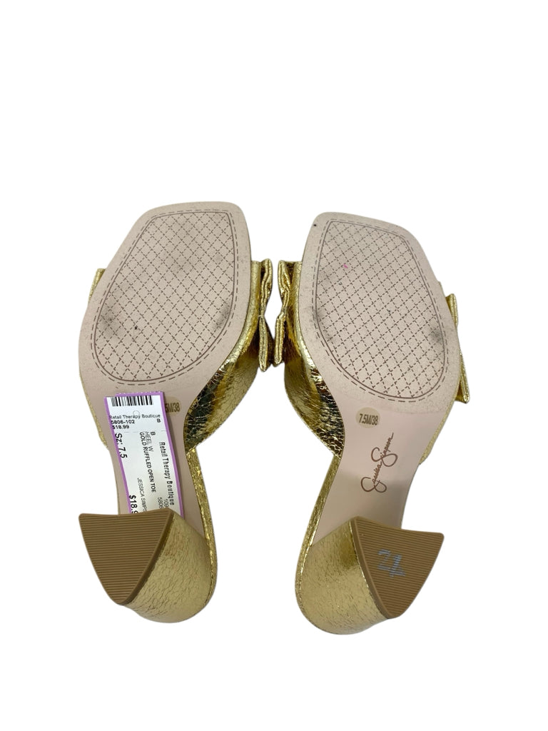 JESSICA SIMPSON  7.5 HEEL W