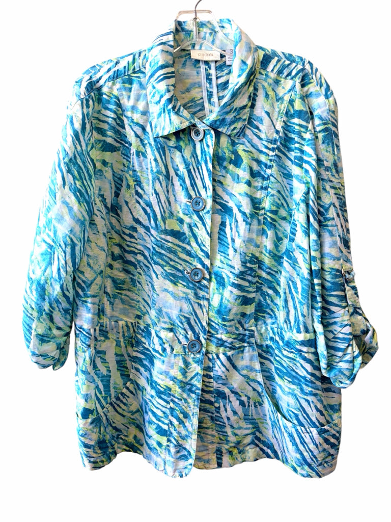 CHICO'S Size xL JACKET W