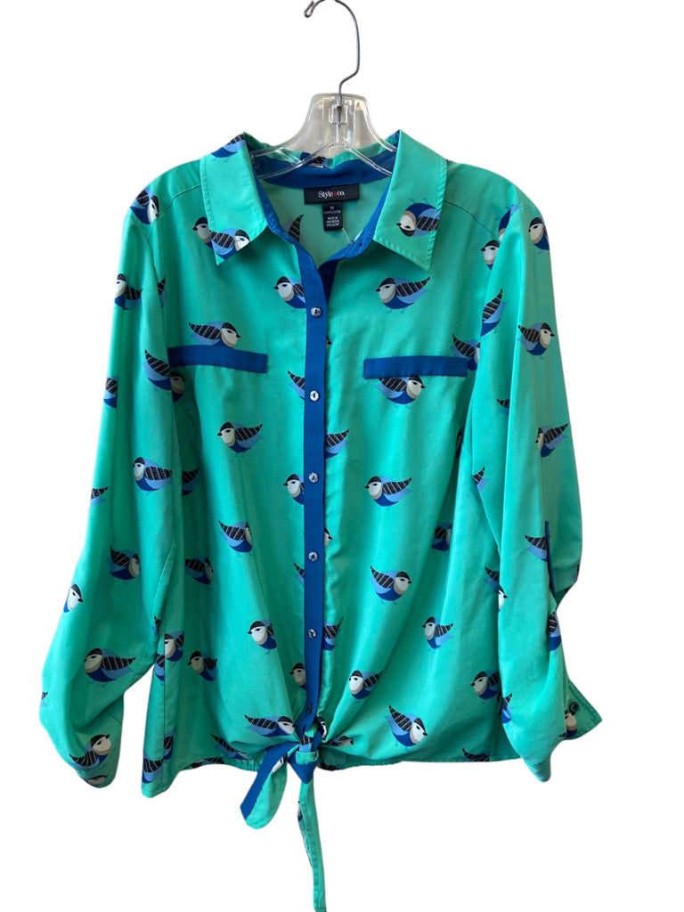 STYLE & CO  medium BLOUSE W