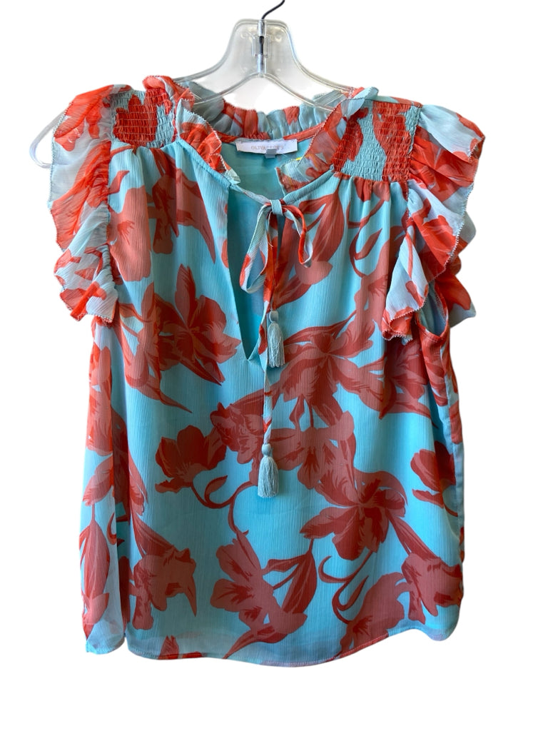 OLIVACEOUS Size small TOP  W