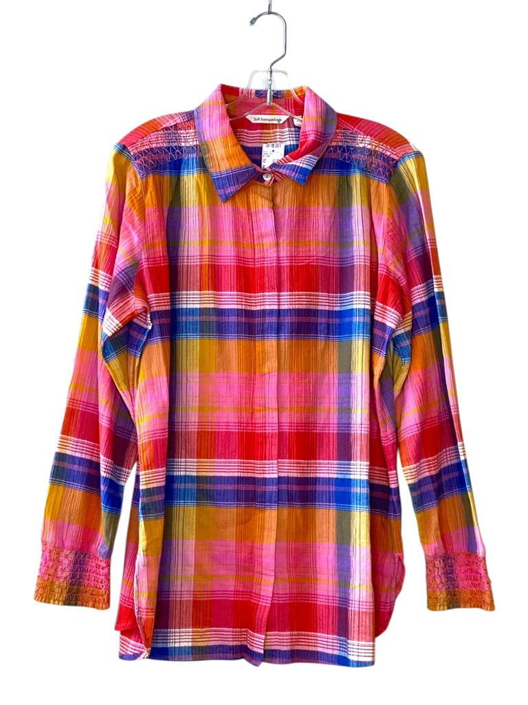 SOFT SURROUNDIGS Size large BLOUSE W