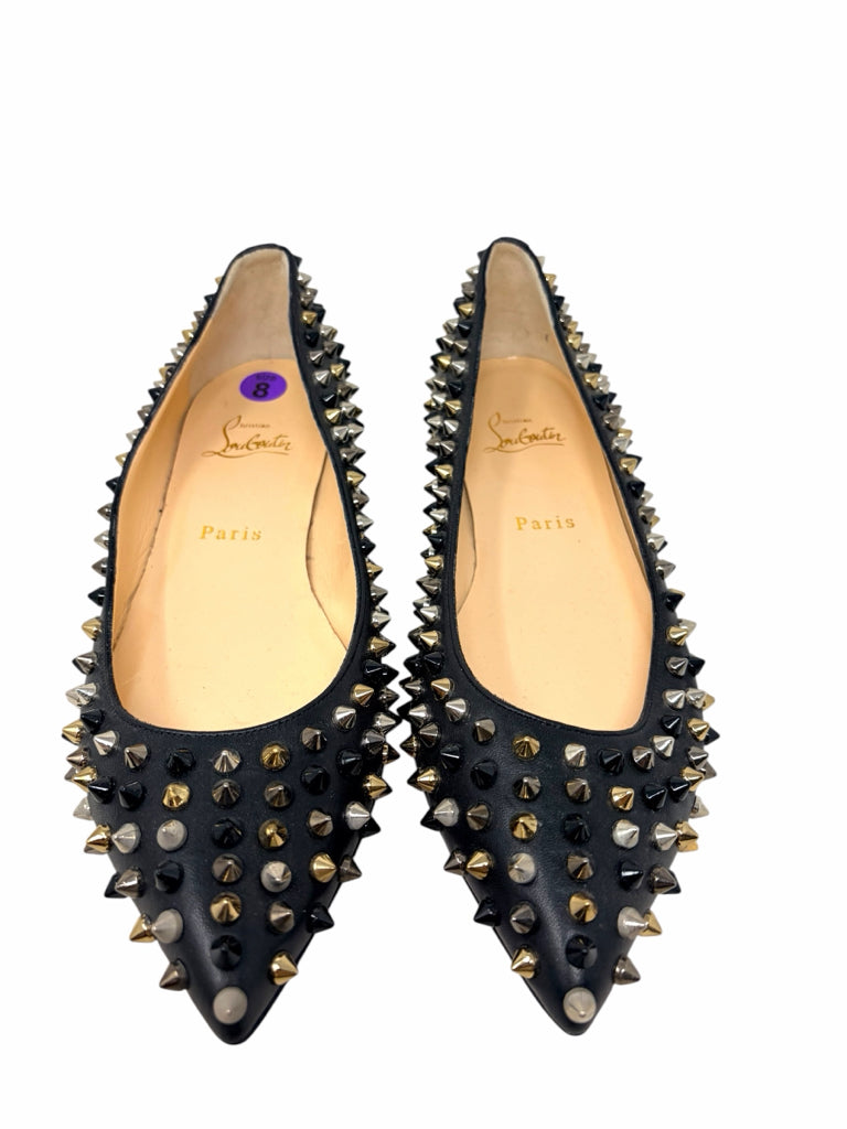 LOUBOUTIN Size 8 FLAT W