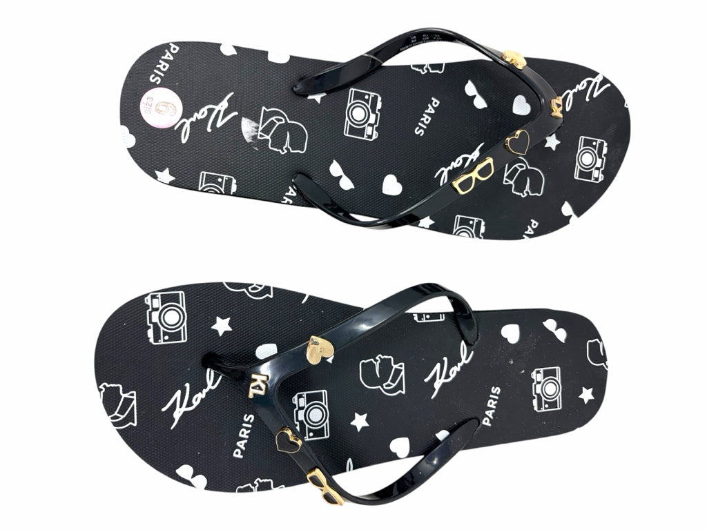 KARL LAGERFELD Size 9 FLIPFLOP W