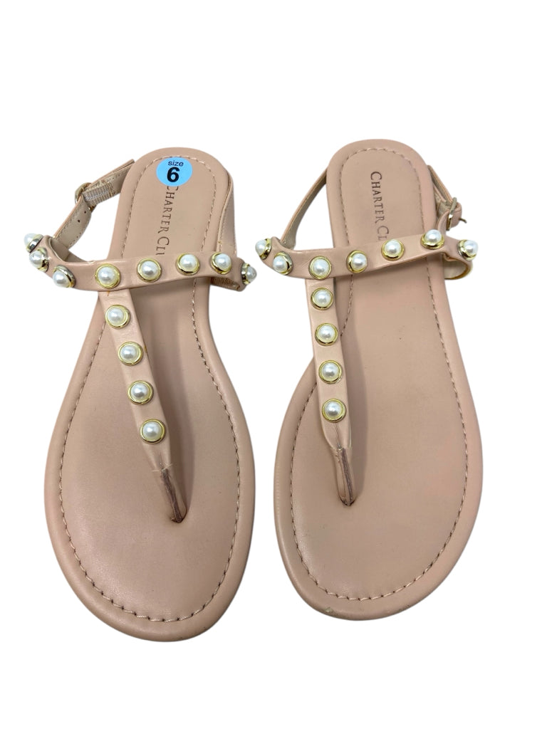 CHARTER CLUB Size 6 SANDALS W