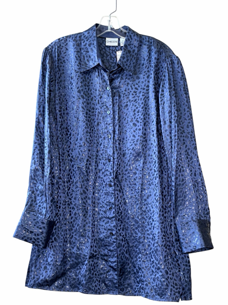 CHICO'S Size large BLOUSE W