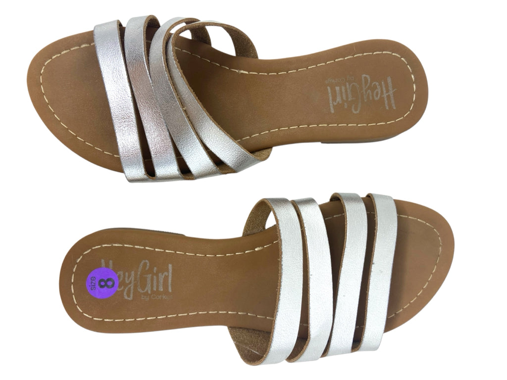 HEY GIRL BY CORKY'S Size 8 SLIDE W