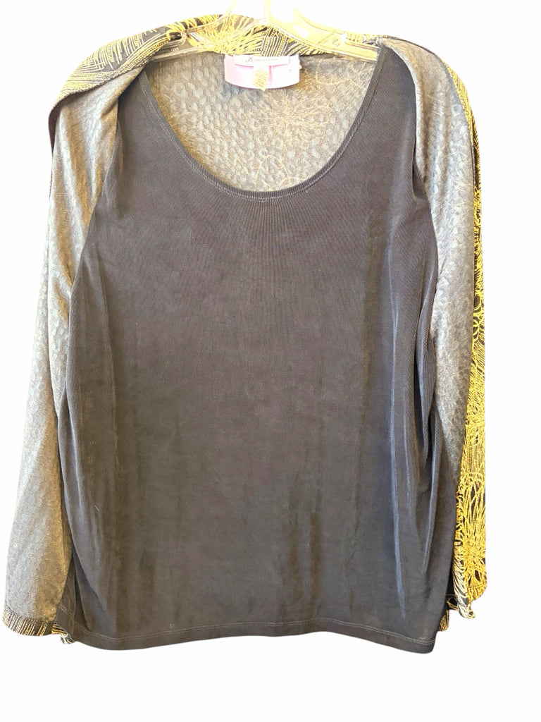 JM COLLECTION Size large TOP  W
