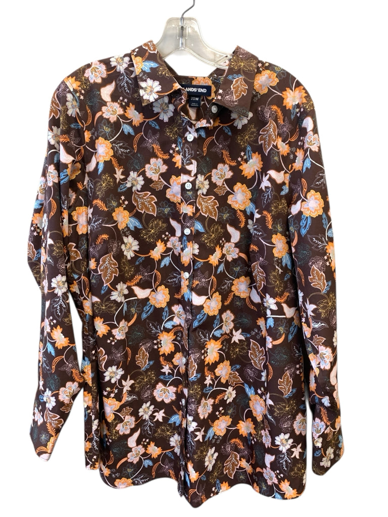 LAND'S END  20W BLOUSE W