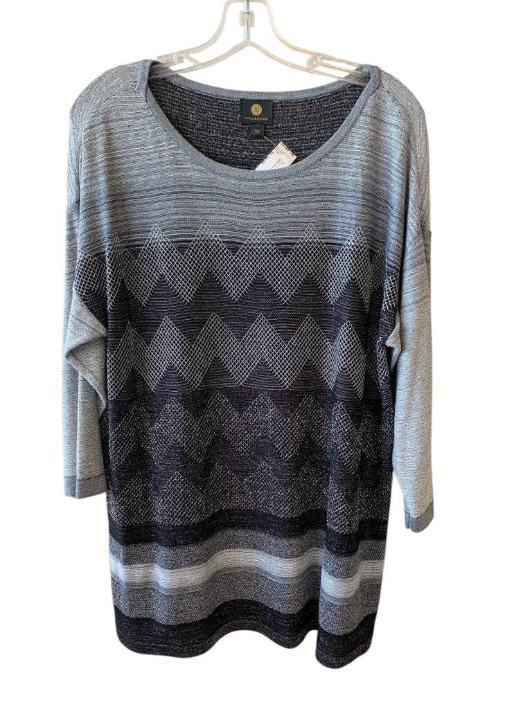 JM COLLECTION  large TOP  W