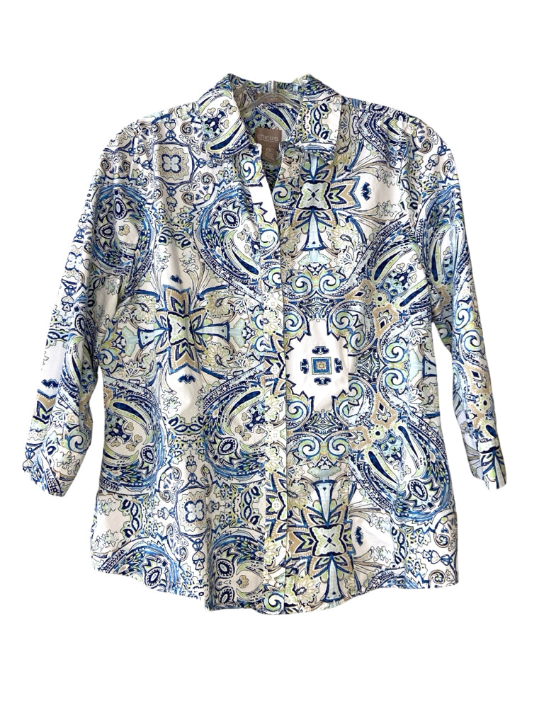 CHICO'S  small BLOUSE W