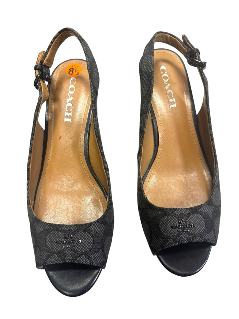 COACH Size 8.5 HEEL W