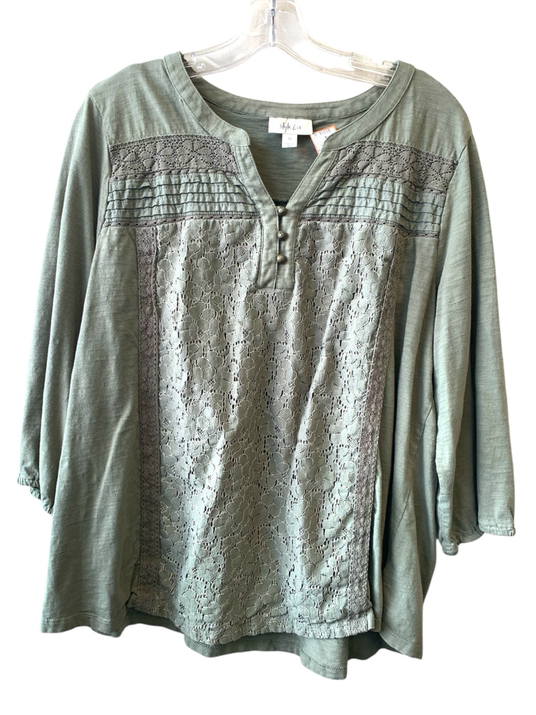 STYLE & CO  2X TOP  W