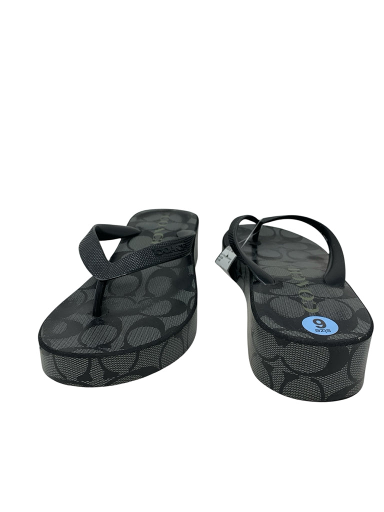 COACH  6 FLIPFLOP W