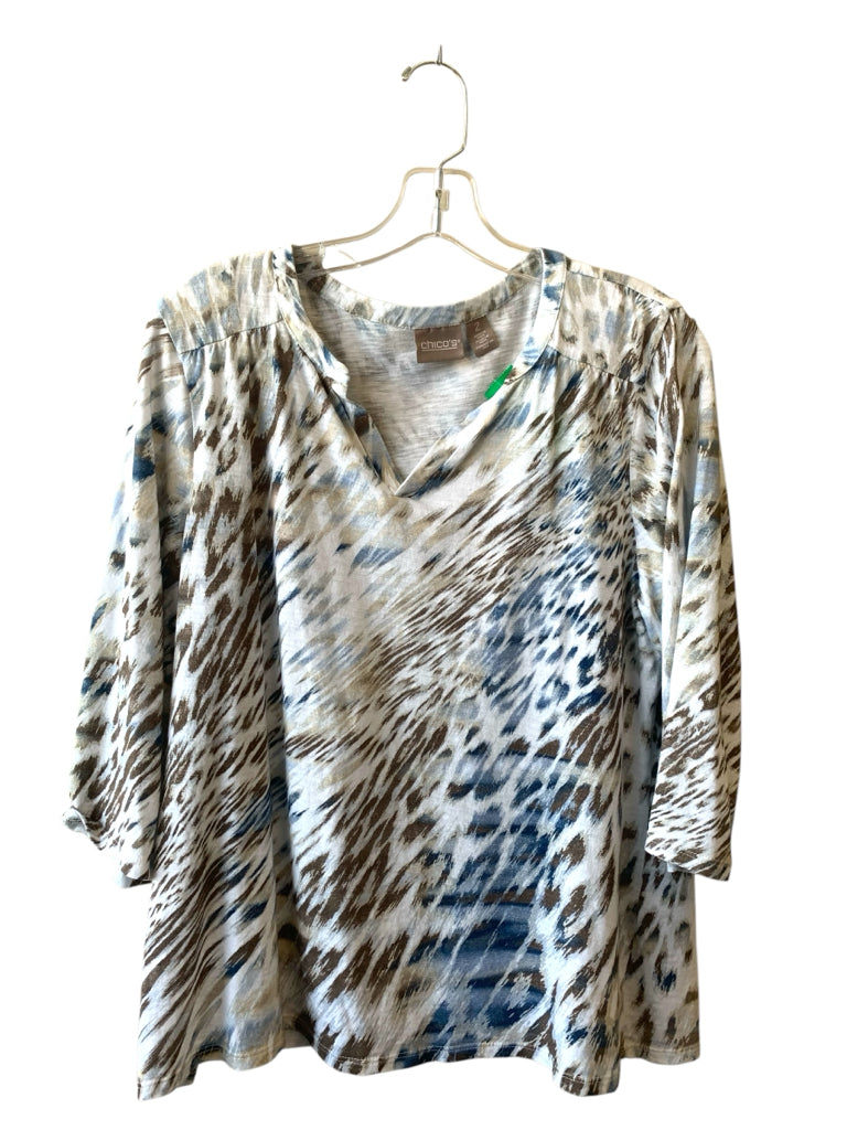 CHICO'S  large TOP W