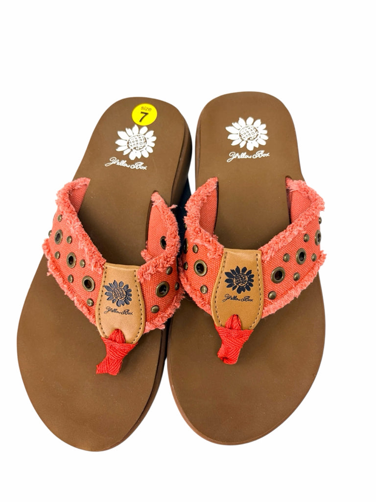 YELLOW BOX Size 7 FLIPFLOP W