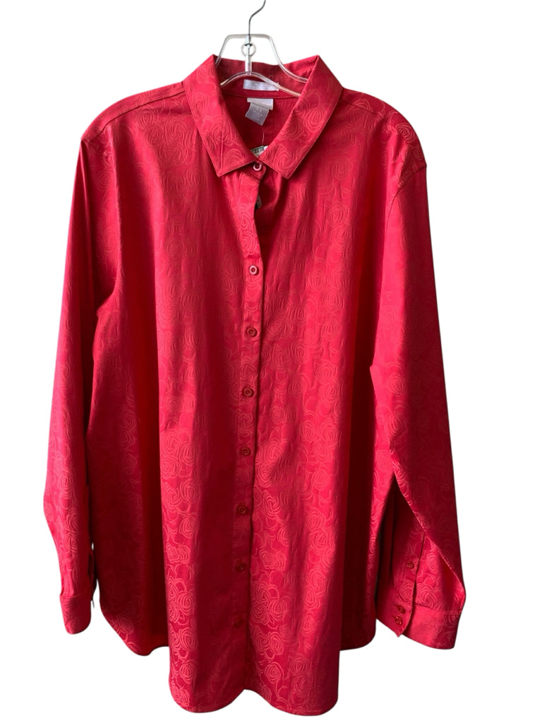 CHICO'S Size 18 BLOUSE W