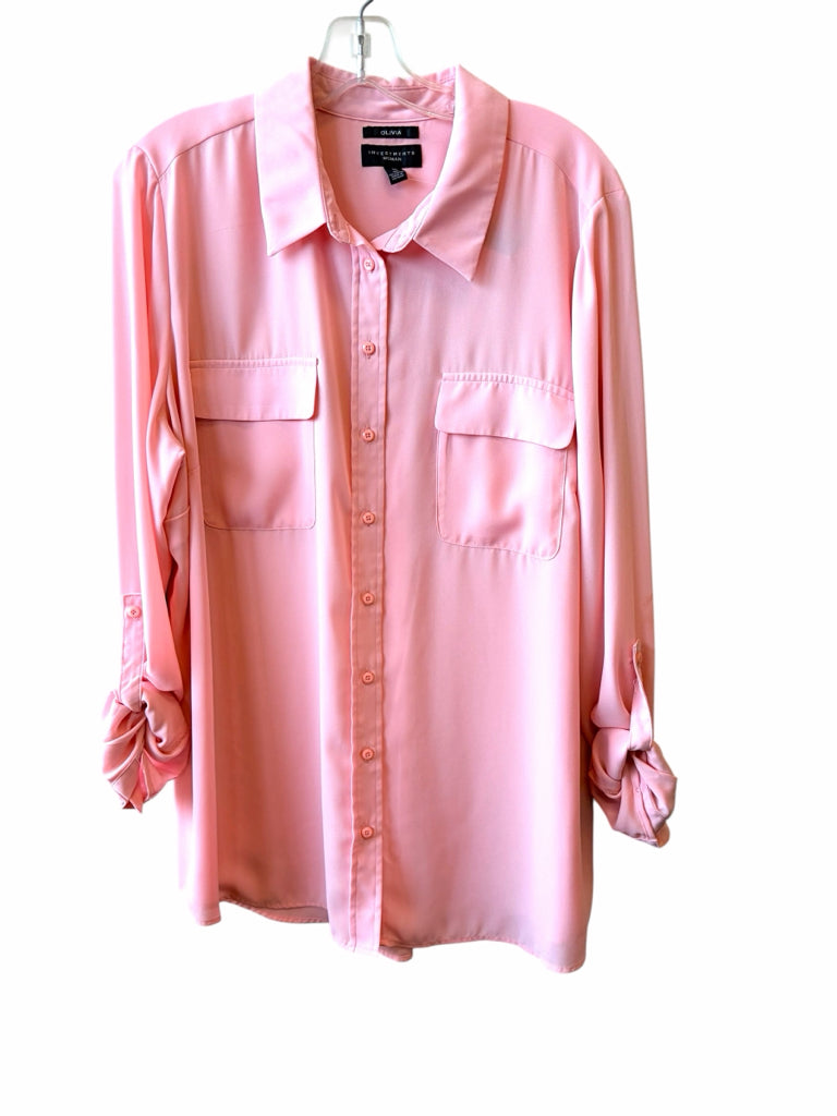 INVESTMENTS Size 1X BLOUSE W