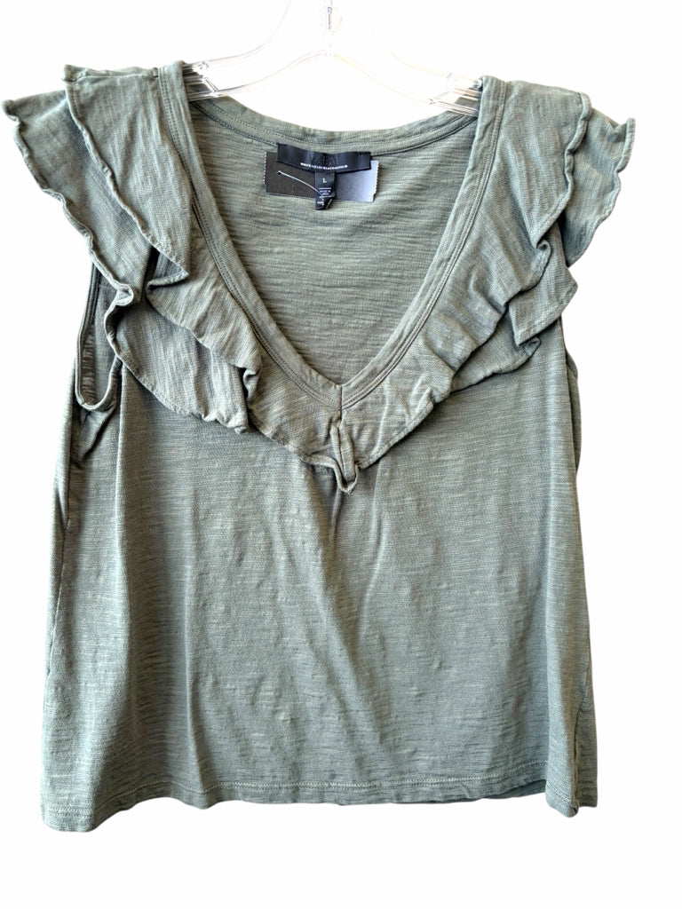 WHITE HOUSE BLACK MARKET Size large TOP W