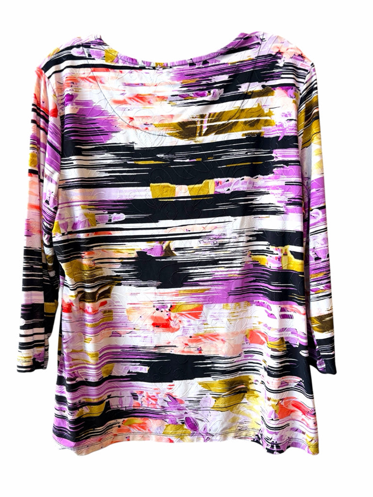 JM COLLECTION Size large TOP W