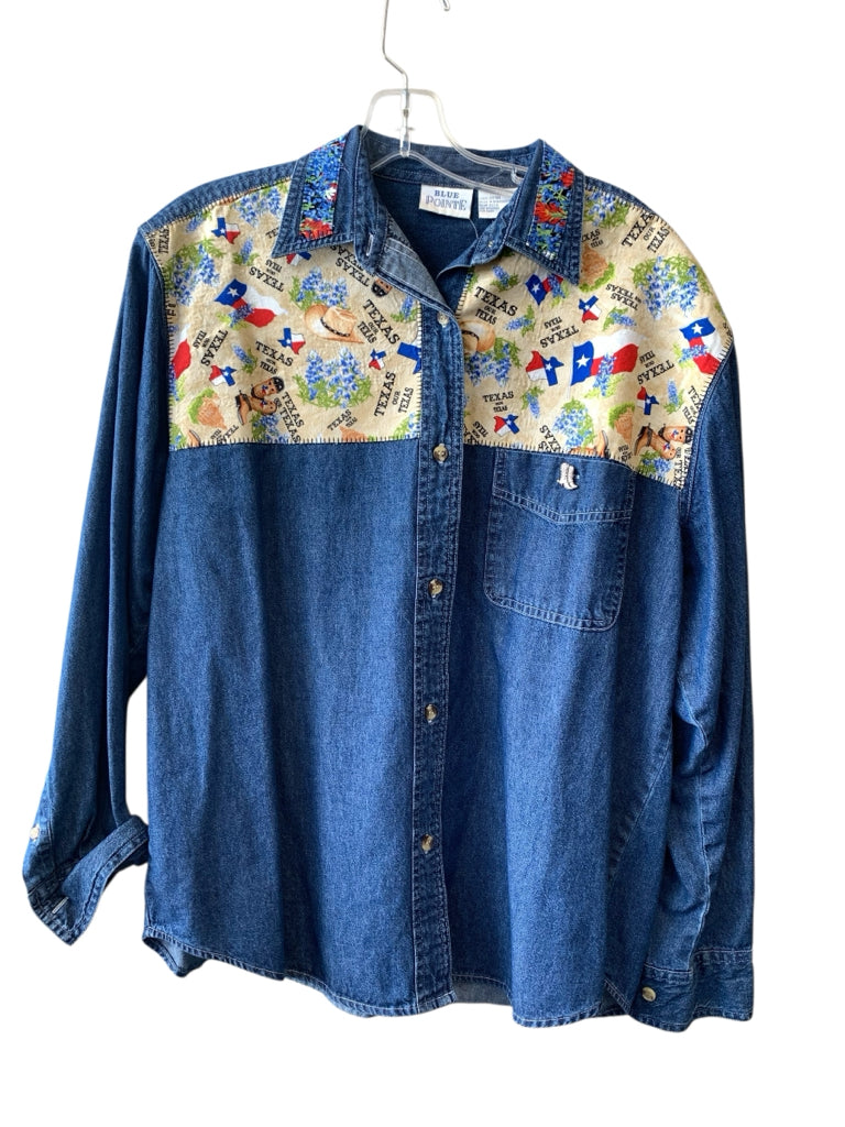 BLUE POINTE  large BLOUSE W