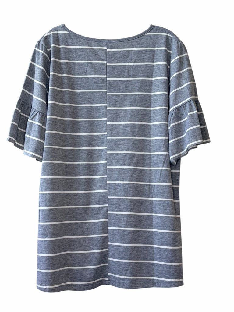 TICKLED TEAL Size x-lg TOP  W