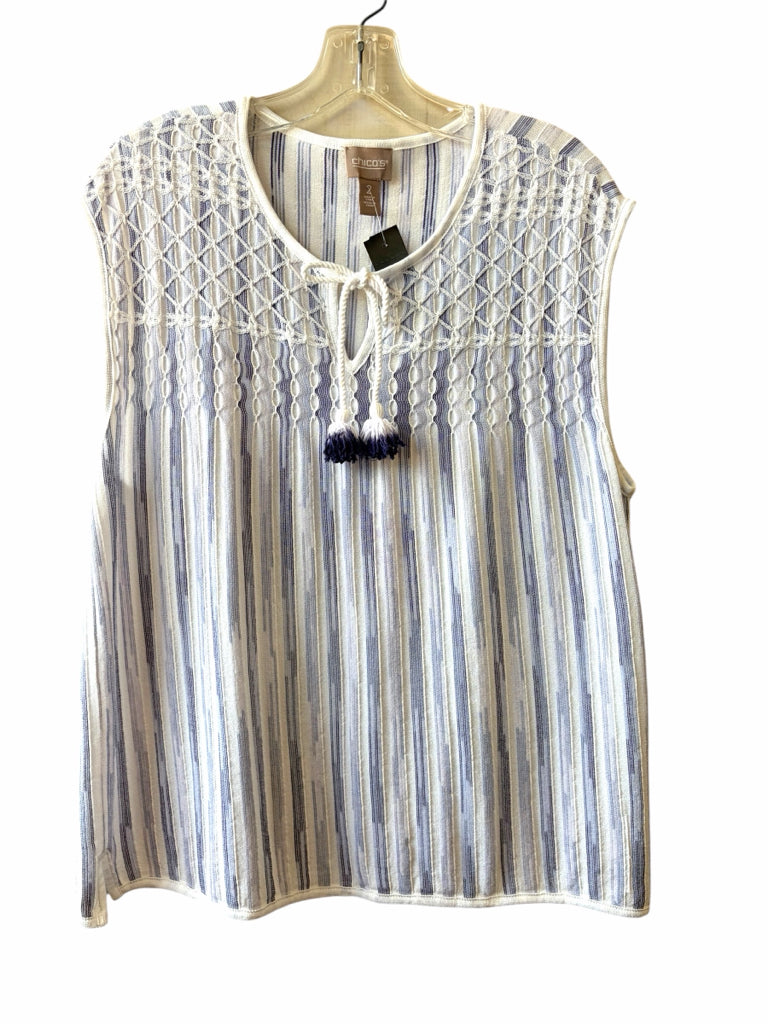 CHICO'S Size large TOP  W