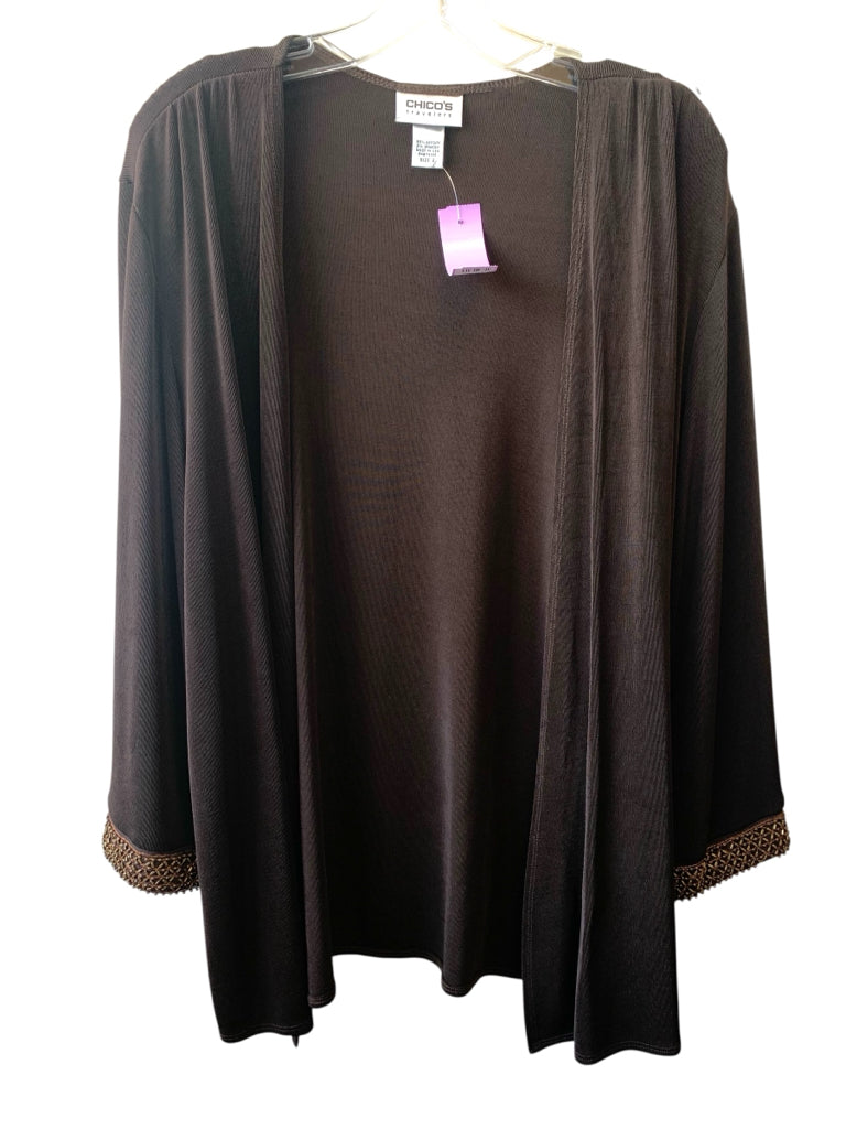 CHICO'S  large CARDIGAN W
